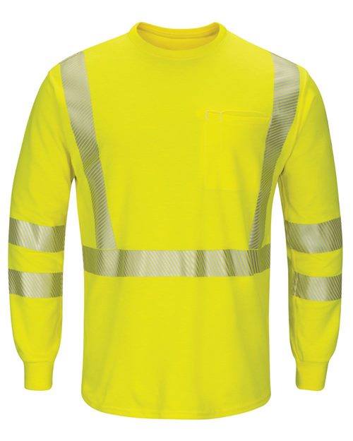 Bulwark Hi-Visibility Lightweight Long Sleeve T-Shirt SMK8