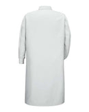 Red Kap Gripper-Front Pocketless Butcher Coat With Knit Cuffs KS60