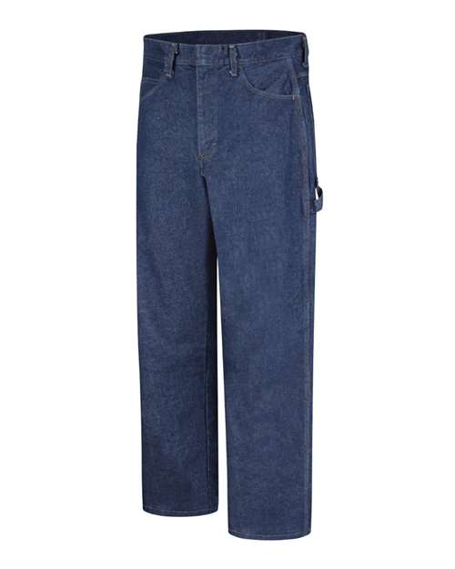 Bulwark Flame Resistant Pre-Washed Denim Dungaree - Extended Sizes PEJ8EXT