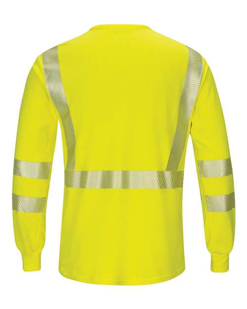 Bulwark Hi-Visibility Lightweight Long Sleeve T-Shirt SMK8