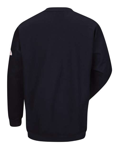 Bulwark Pullover Crewneck Sweatshirt - Cotton/Spandex Blend - Tall Sizes SEC2T