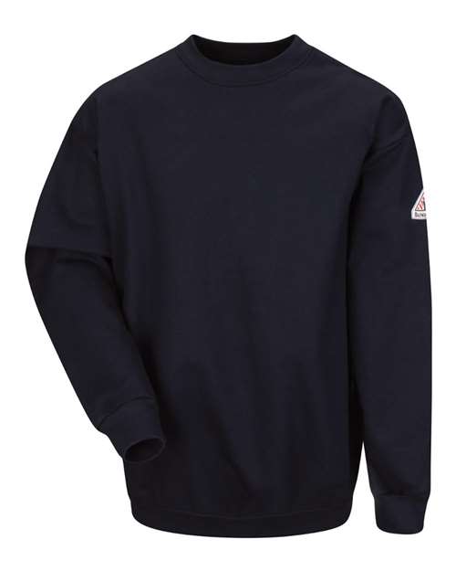 Bulwark Pullover Crewneck Sweatshirt - Cotton/Spandex Blend - Tall Sizes SEC2T
