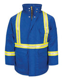 Bulwark Deluxe Parka With Reflective Trim - EXCEL FR® ComforTouch - Long Sizes JLPCL