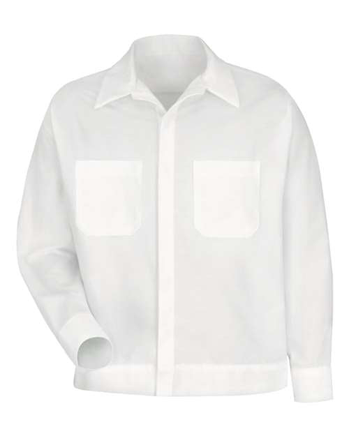 Red Kap Button-Front Shirt Jacket - Tall Sizes SP35T
