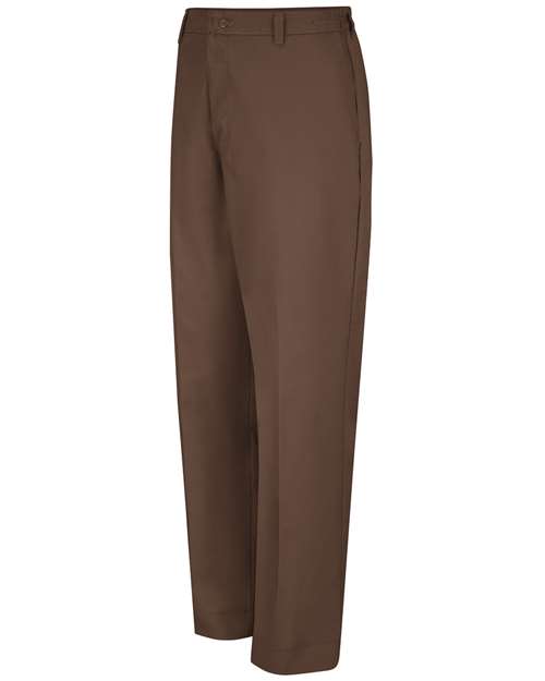 Red Kap Elastic Insert Work Pants PT60 - Brown - 36 Unhemmed