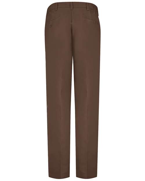Red Kap Elastic Insert Work Pants PT60 - Brown - 37 Unhemmed