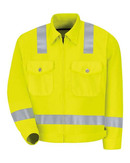 Red Kap Hi-Visibility Ike Jacket JY32AB / JY32HV