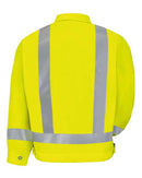 Red Kap Hi-Visibility Ike Jacket - Tall Sizes JY32T