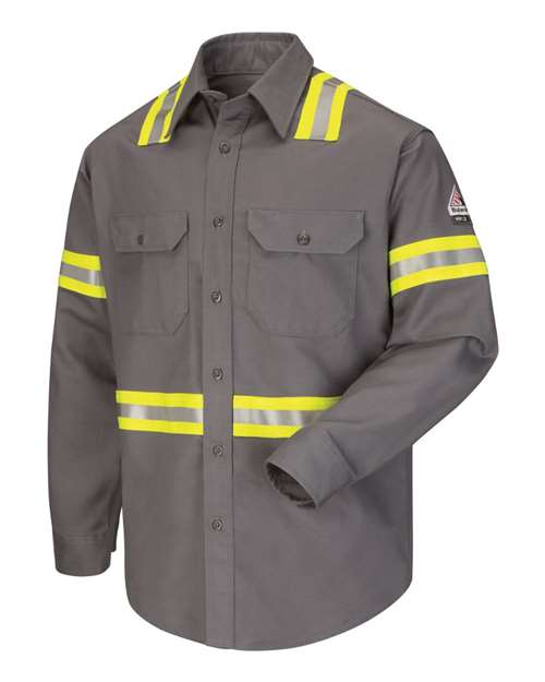 Bulwark Enhanced Visibility Uniform Shirt - Tall Sizes SLDTT
