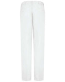 Red Kap Elastic Insert Work Pants PT60 - White - 37 Unhemmed