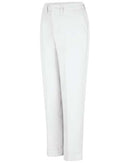 Red Kap Women's Elastic Insert Work Pants PT61 - White - Unhemmed