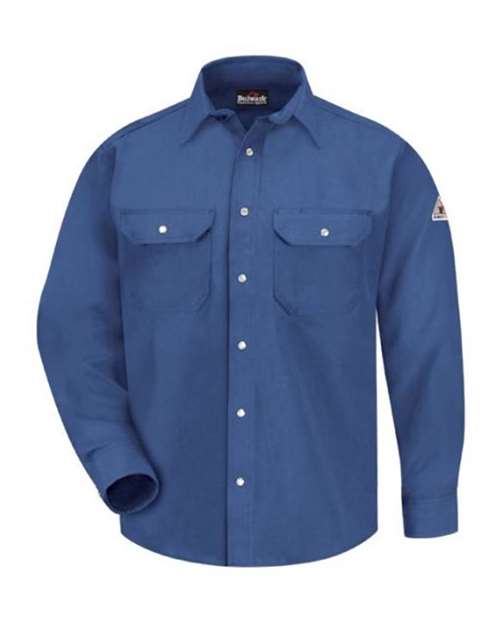 Bulwark Snap-Front Uniform Shirt - Nomex® IIIA - 6 oz. - Tall Sizes SNS6T