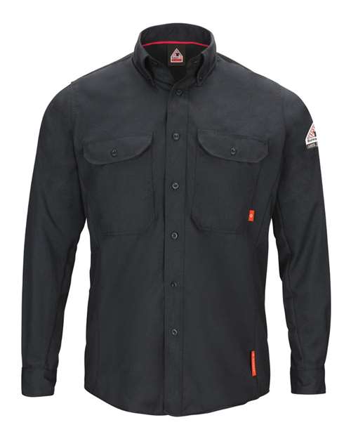 Bulwark iQ Series® Long Sleeve Comfort Woven Lightweight Shirt - Tall Sizes QS50T