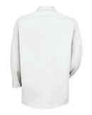 Red Kap Long Sleeve Specialized Cotton Work Shirt - Tall Sizes SC16T