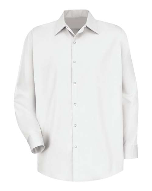 Red Kap Long Sleeve Specialized Cotton Work Shirt - Tall Sizes SC16T