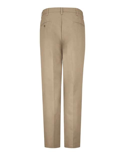 Red Kap Pleated Twill Slacks PT38 - Khaki - 33I