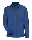 Red Kap Women's Oxford Dress Shirt - Extended Sizes SR75EXT