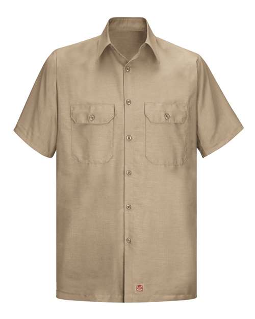 Red Kap Ripstop Short Sleeve Work Shirt - Tall Sizes SY60T