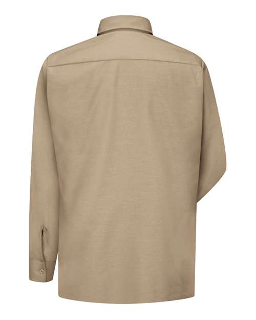 Red Kap Ripstop Long Sleeve Shirt - Tall Sizes SY50T