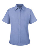 Red Kap Women's Short Sleeve Specialized Pocketless Work Shirt SP25