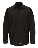 Red Kap Long Sleeve Automotive Crew Shirt - Tall Sizes SY10T