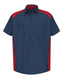 Red Kap Short Sleeve Motorsports Shirt - Tall Sizes SP28T