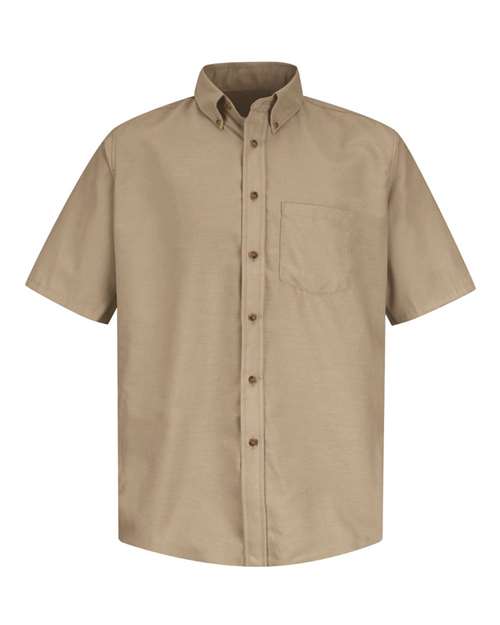 Red Kap Poplin Short Sleeve Dress Shirt - Tall Sizes SP80T