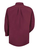 Red Kap Poplin Dress Shirt SP90 - Burgundy - Sleeve 32/33