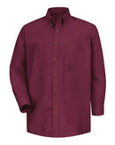 Red Kap Poplin Dress Shirt SP90 - Burgundy - Sleeve 32/33