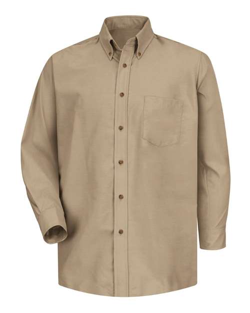Red Kap Poplin Dress Shirt SP90 - Khaki - Sleeve 36/37