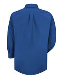 Red Kap Poplin Dress Shirt SP90 - Royal Blue - Sleeve 36/37