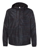 Independent Trading Co. Lightweight Quarter-Zip Windbreaker Pullover Jacket EXP54LWP