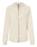 Independent Trading Co. Women's California Wave Wash Full-Zip Hooded Sweatshirt PRM2500Z