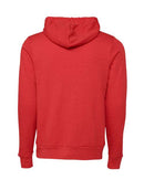 BELLA + CANVAS Sponge Fleece Hoodie 3719 - Heather Red