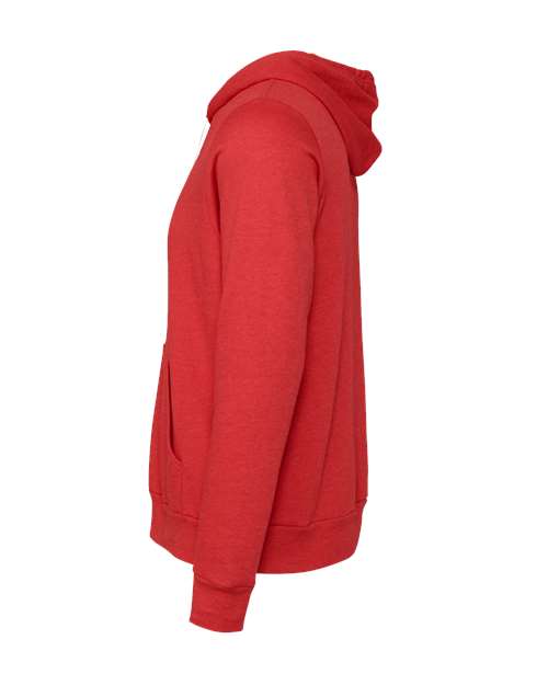 BELLA + CANVAS Sponge Fleece Hoodie 3719 - Heather Red