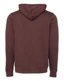 BELLA + CANVAS Sponge Fleece Hoodie 3719 - Heather Maroon