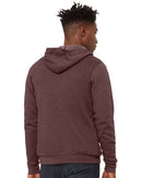 BELLA + CANVAS Sponge Fleece Full-Zip Hoodie 3739 - Heather Maroon