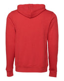BELLA + CANVAS Sponge Fleece Full-Zip Hoodie 3739 - Heather Red