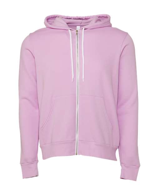 BELLA + CANVAS Sponge Fleece Full-Zip Hoodie 3739 - Lilac