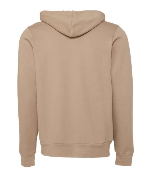 BELLA + CANVAS Sponge Fleece Full-Zip Hoodie 3739 - Tan