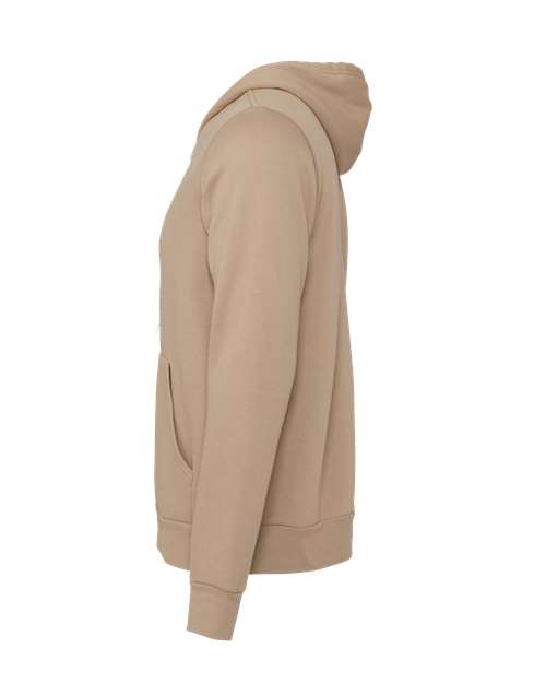 BELLA + CANVAS Sponge Fleece Full-Zip Hoodie 3739 - Tan