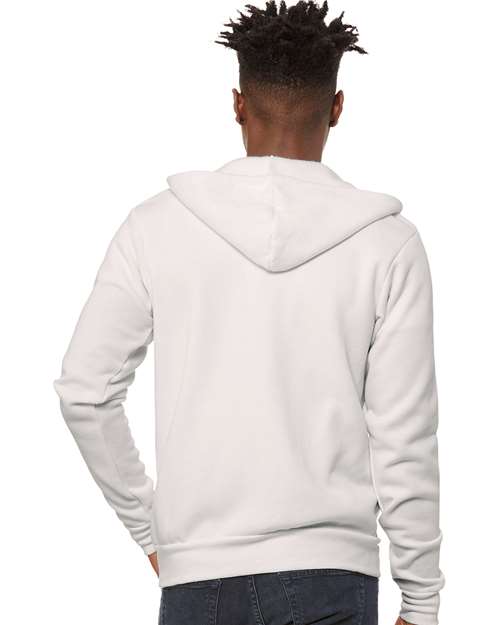BELLA + CANVAS Sponge Fleece Full-Zip Hoodie 3739 - Vintage White