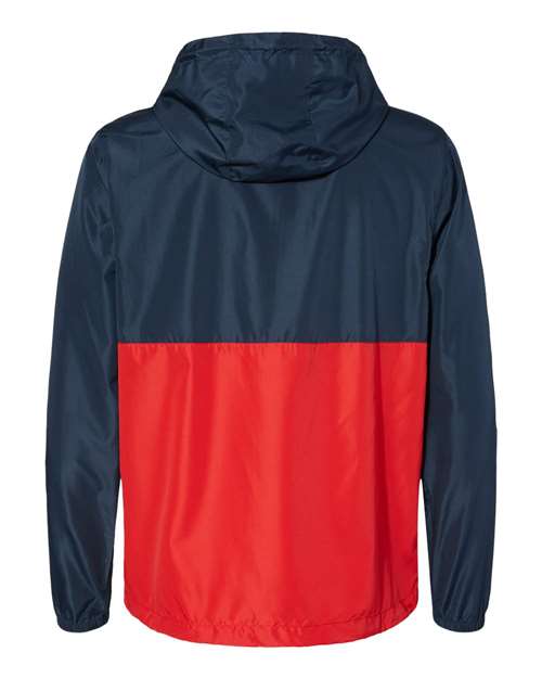 Independent Trading Co. Lightweight Quarter-Zip Windbreaker Pullover Jacket EXP54LWP