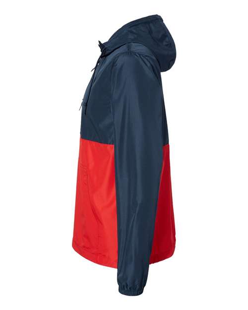 Independent Trading Co. Lightweight Quarter-Zip Windbreaker Pullover Jacket EXP54LWP
