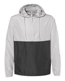 Independent Trading Co. Lightweight Quarter-Zip Windbreaker Pullover Jacket EXP54LWP
