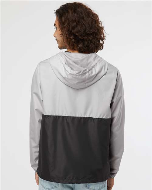 Independent Trading Co. Lightweight Quarter-Zip Windbreaker Pullover Jacket EXP54LWP