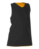 Alleson Athletic Women's Reversible Racerback Tank 506CRW - Black/ Gold