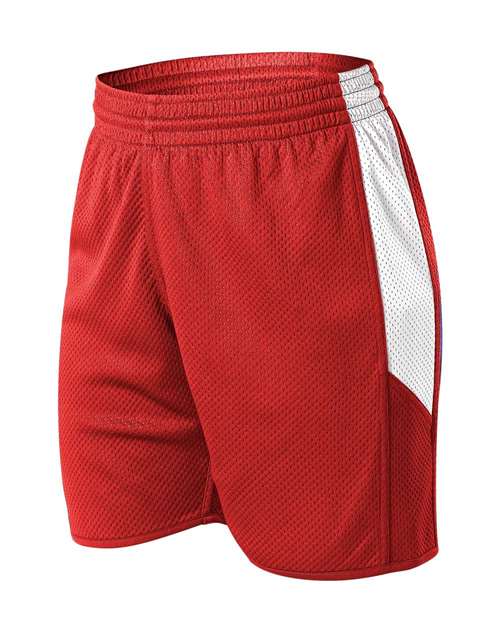 Alleson Athletic Women's Single Ply Reversible Shorts 589PSPW
