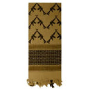 Rothco Crossed Rifles Shemagh Tactical Desert Keffiyeh Scarf. Item