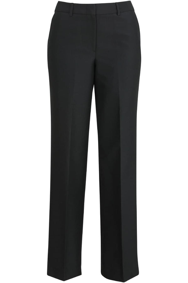Edwards Ladies Flat Front Poly/Wool Pant [#8740].  Live Chat for Bulk Discounts